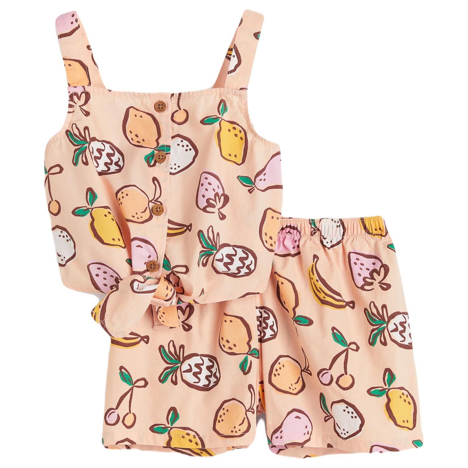 

Комплект одежды H&M Fruit, 2 предмета, светло-оранжевый