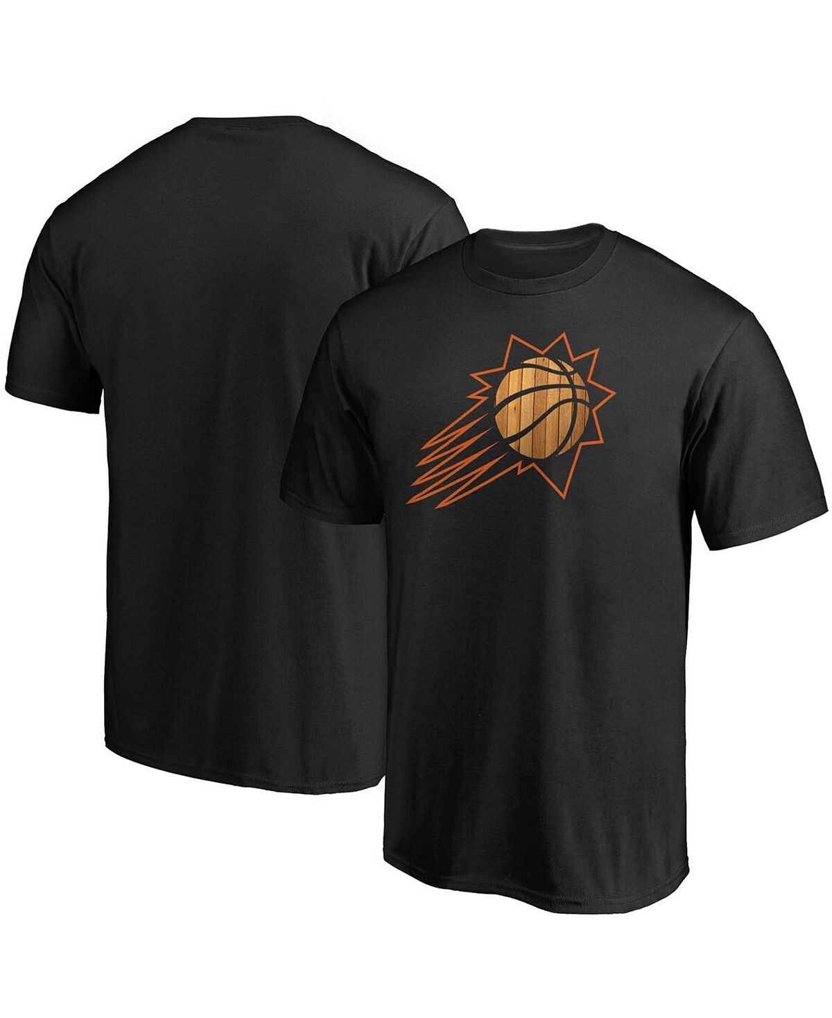 

Мужская черная футболка с логотипом phoenix suns hardwood Fanatics, черный