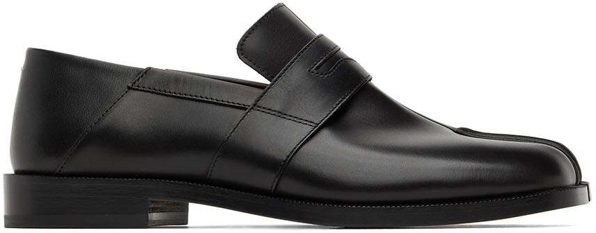 

Черные лоферы таби Maison Margiela
