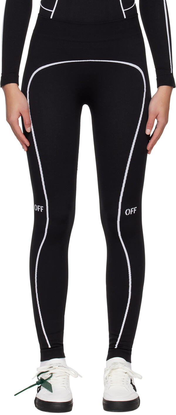 

Черные леггинсы Off Stamp Off-White