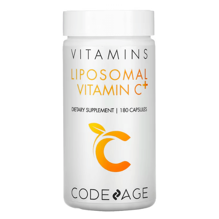 Липосомальный витамин C Codeage, 180 капсул codeage липосомальный l карнитин 90 капсул