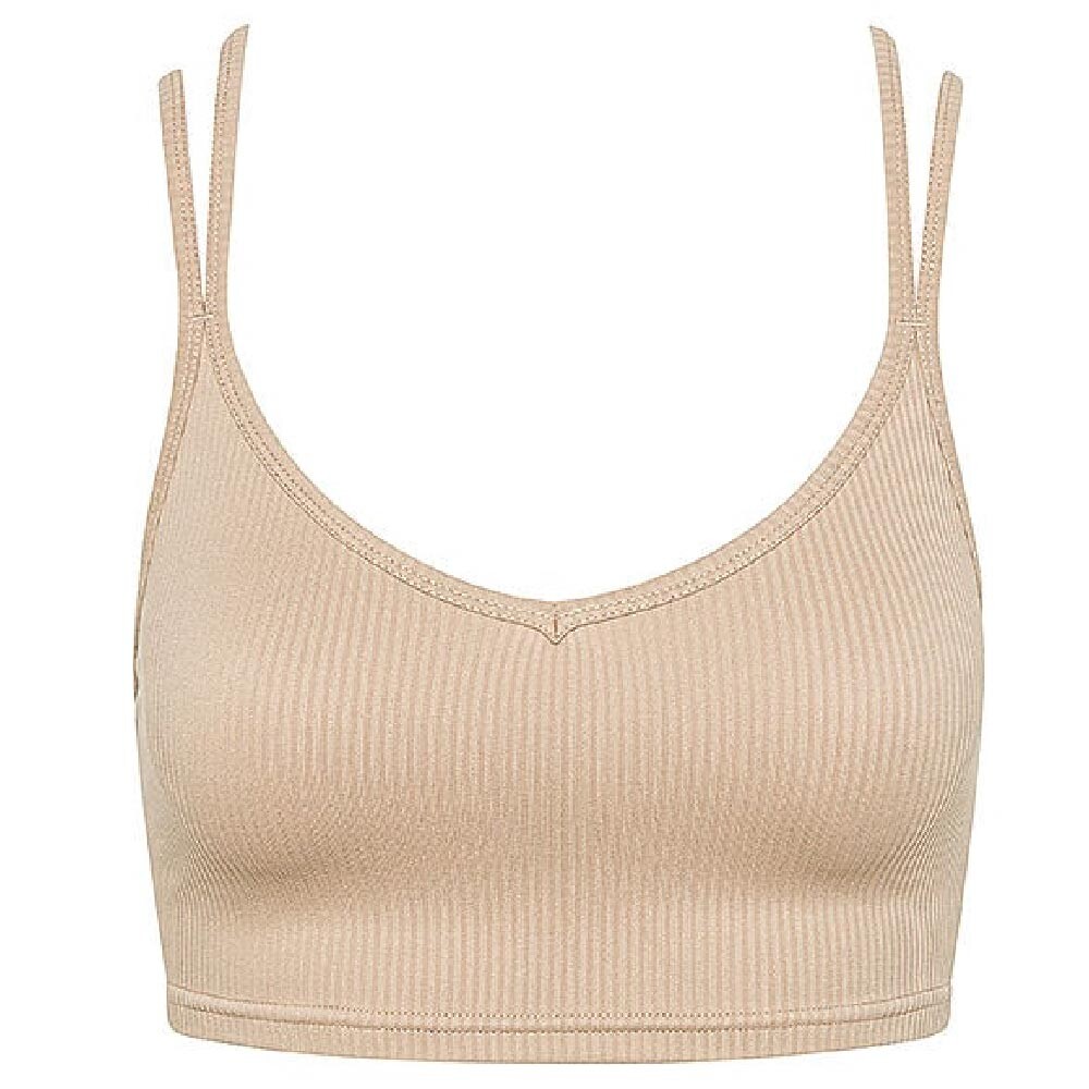 

Топ For Love & Lemons Eva Crop, бежевый