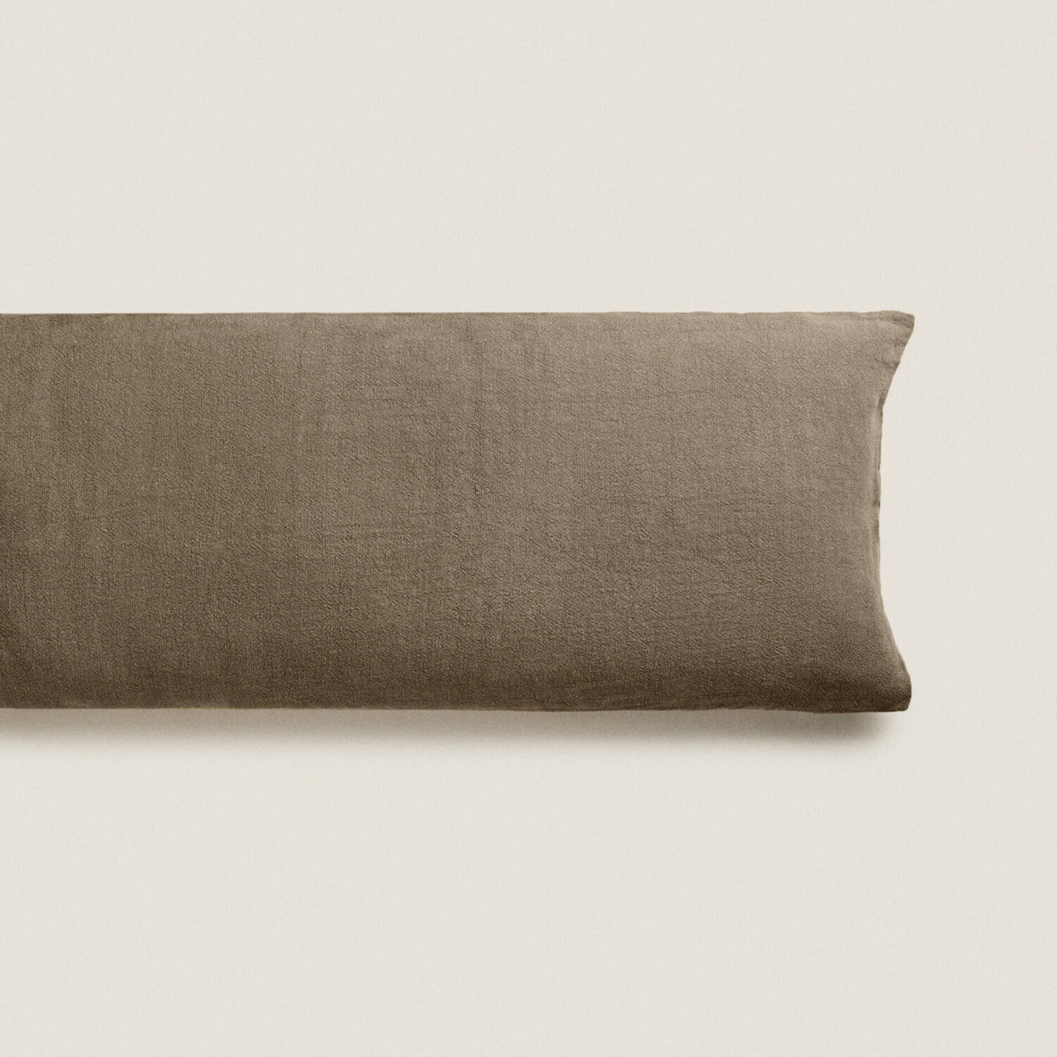 

Чехол для подушки Zara Home Washed Linen, 140х50 см, хаки
