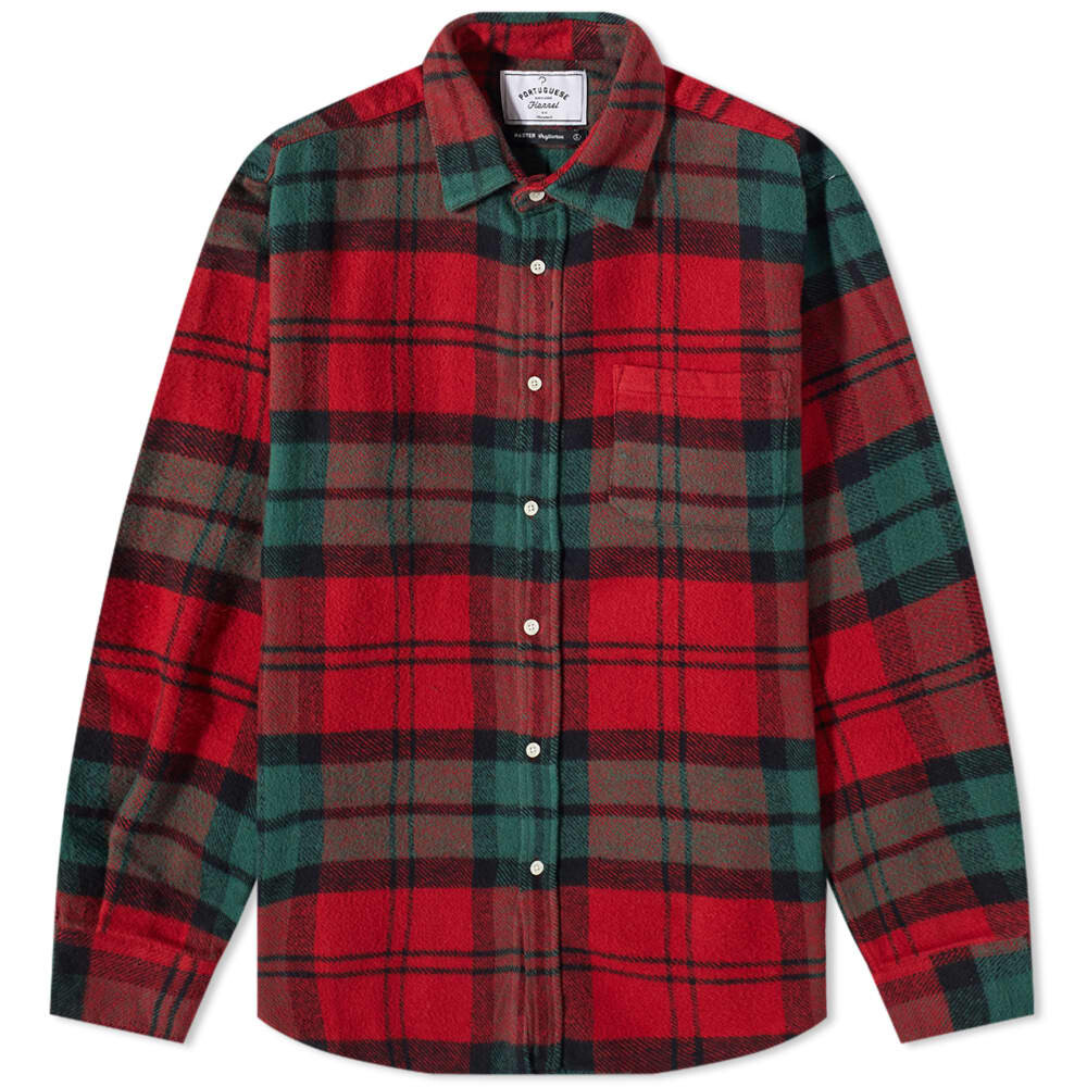 

Верхняя рубашка в клетку Lars Blanket Portuguese Flannel, Серый