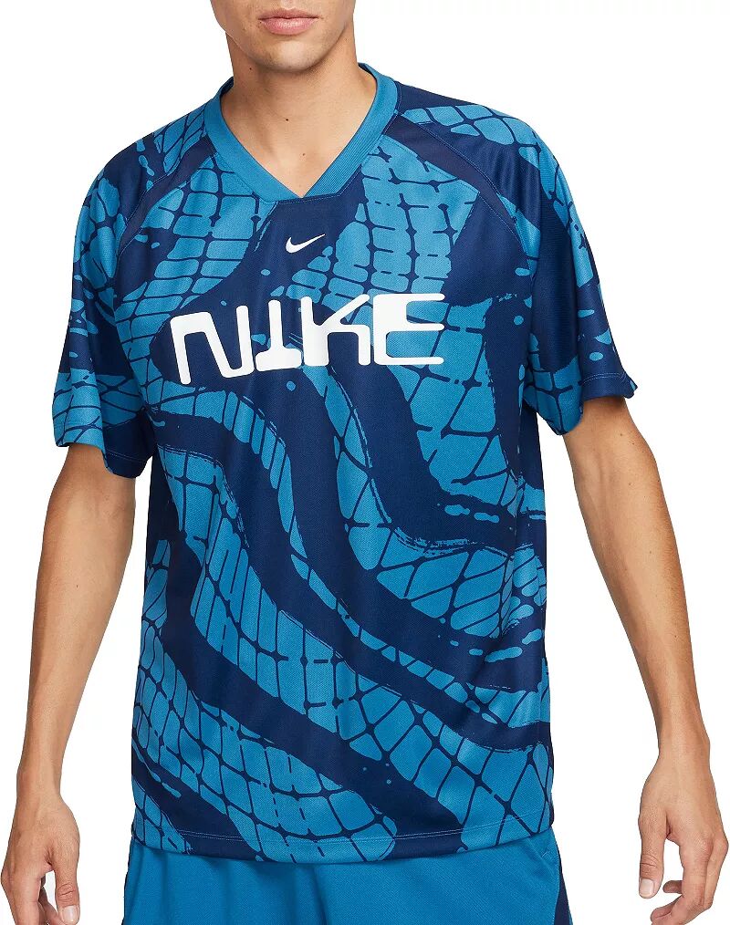 Мужская футбольная майка Nike Dri-FIT, синий