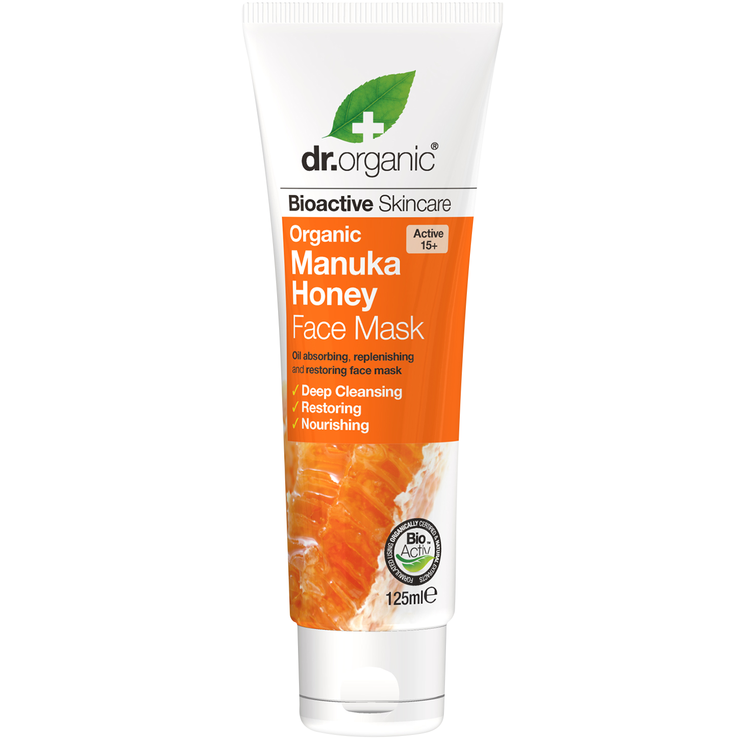 Dr.Organic Bioactive Skincare Manuka Honey маска для лица с медом манука, 125 мл