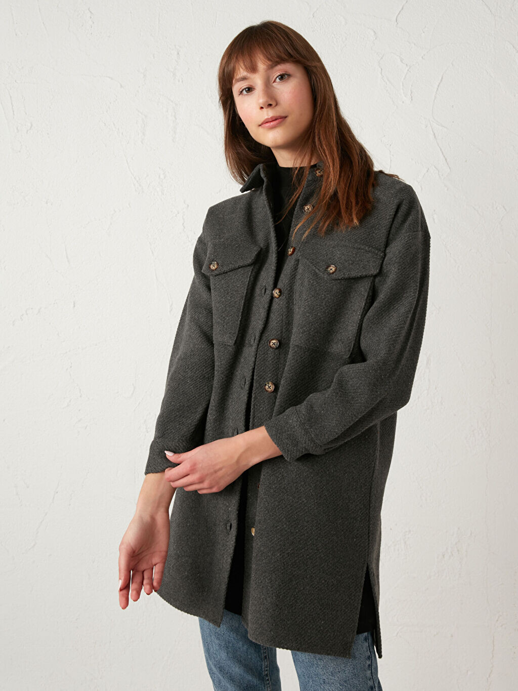 

Туника из твила с карманами LCW Modest