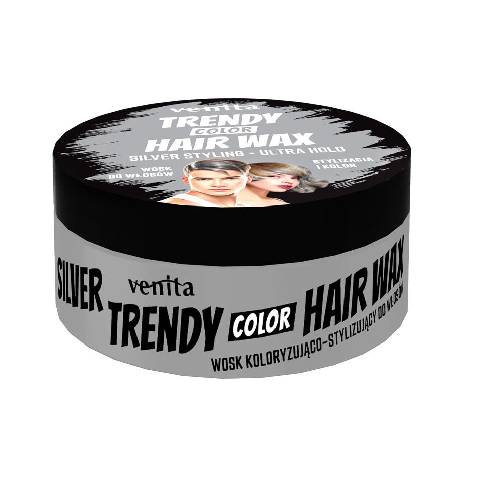 

Venita Воск для окрашивания волос Trendy Color Hair Wax Silver 75г