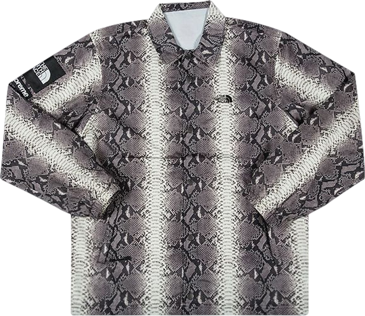 Supreme x north hot sale face snakeskin jacket