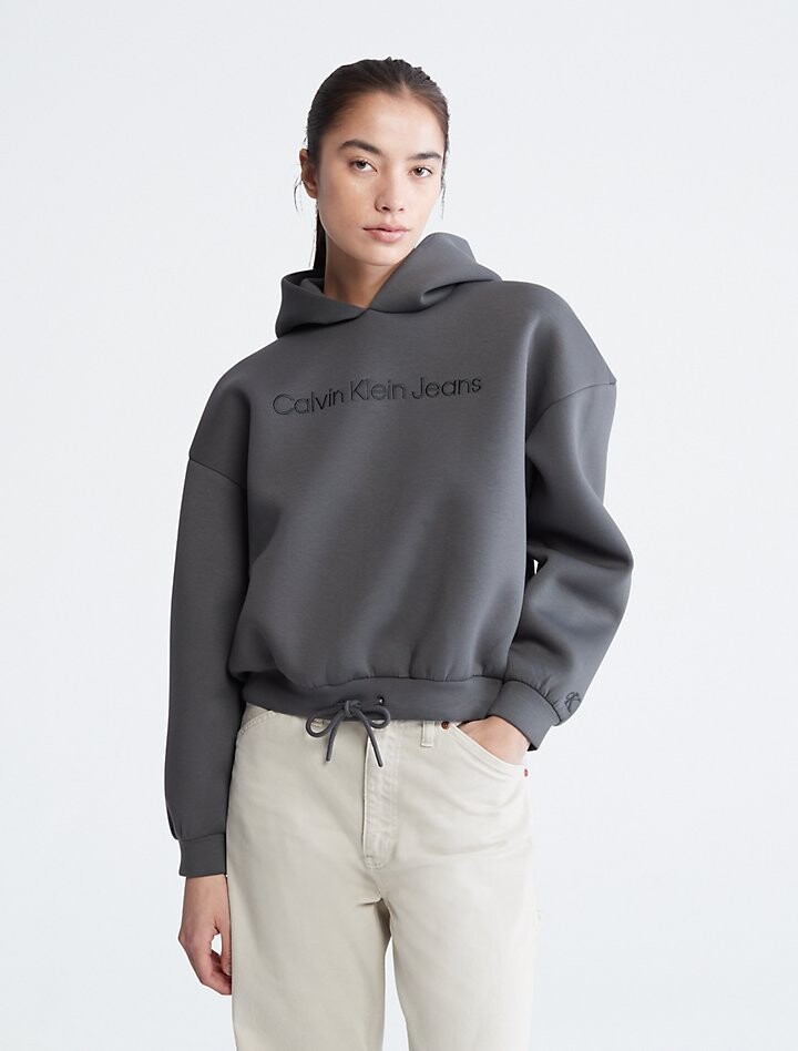 

Толстовка Spacer с вышивкой Calvin Klein, черный