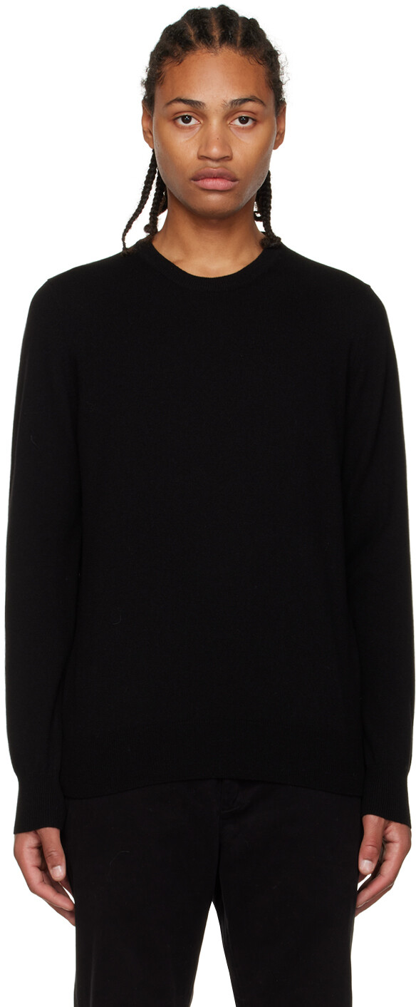 

Черный свитер с круглым вырезом Ghiaia Cashmere