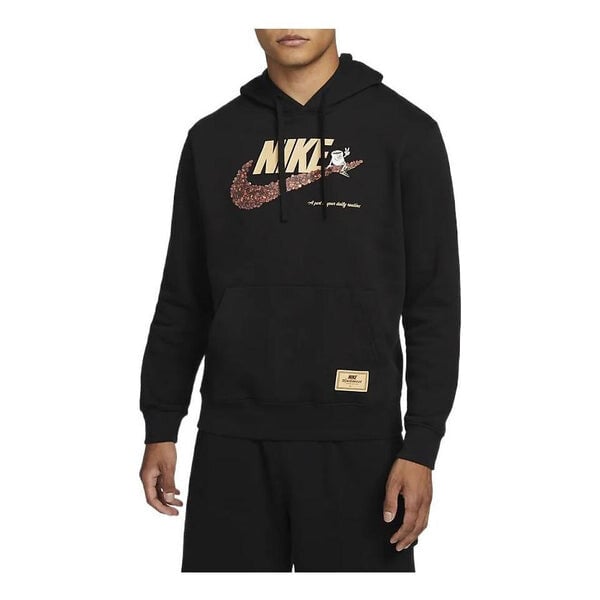 

Худи Nike NSW Coffee Bean Graphic Hoodie 'Black' DX6513-010, черный