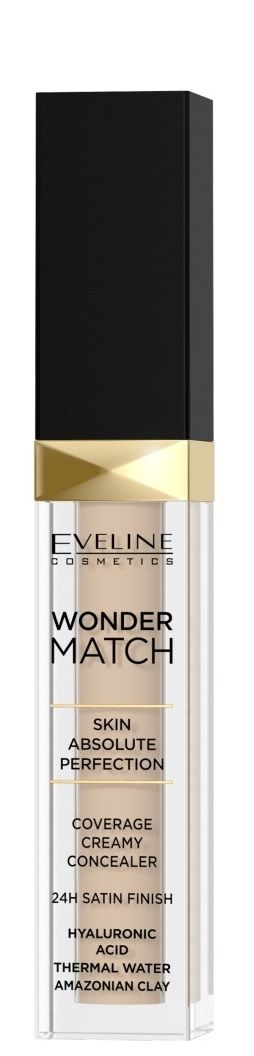 Eveline Wonder Match тональный крем, 05 Porcelain тональный крем для лица 05 светлый фарфор eveline cosmetics wonder match 30 мл