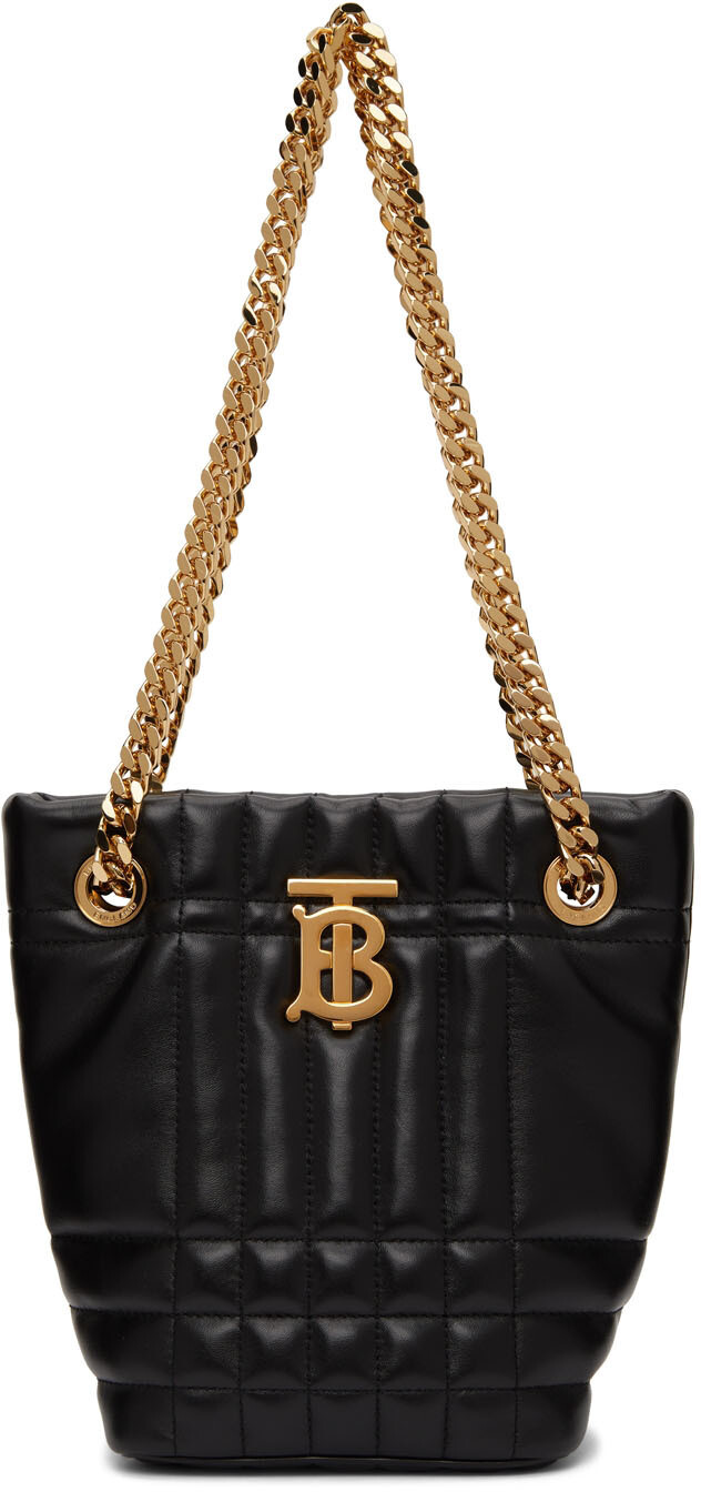 

Черная мини-сумка-мешок Lola Burberry