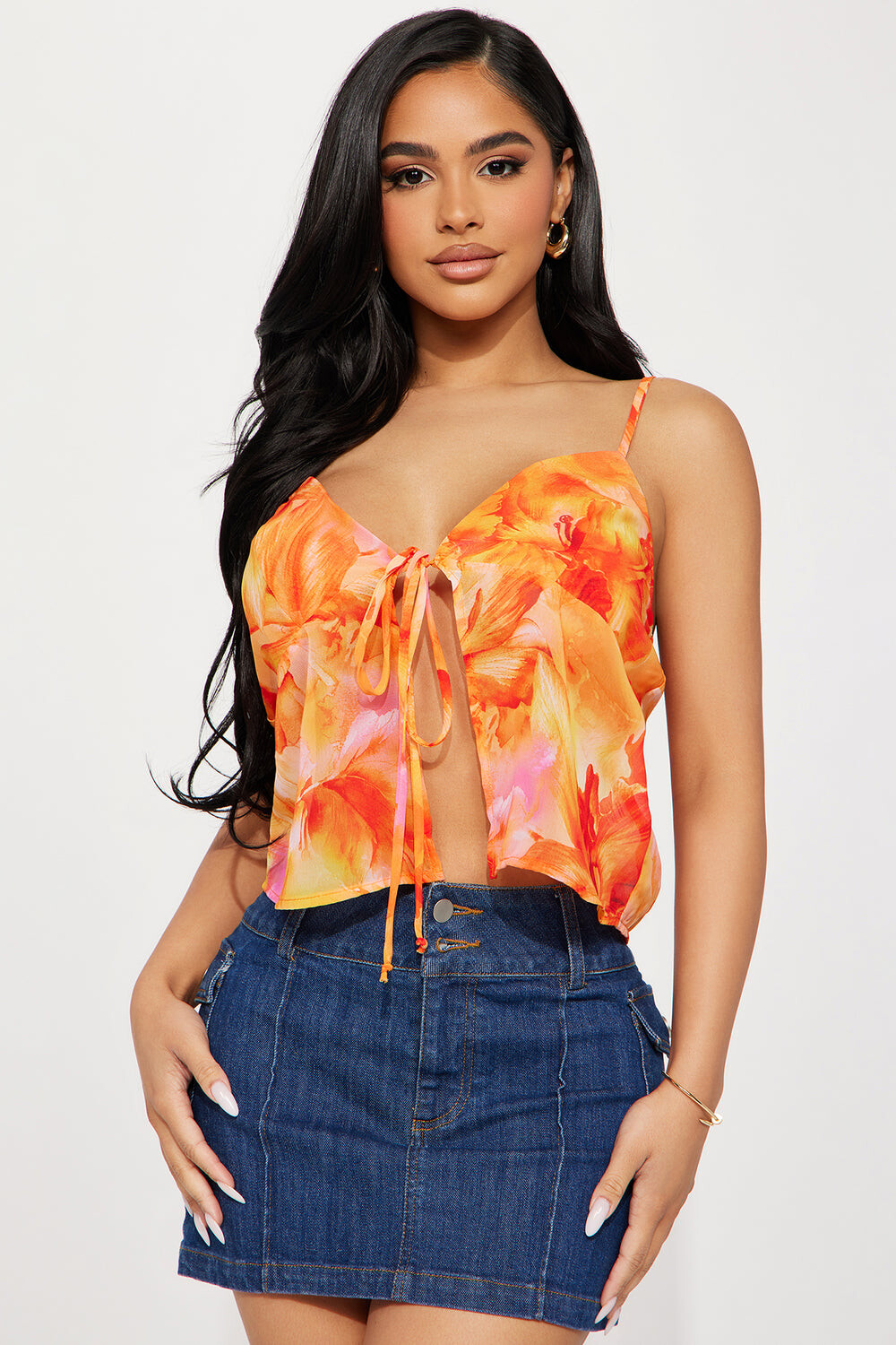 

Топ Fashion Nova T4375FN, оранжевый