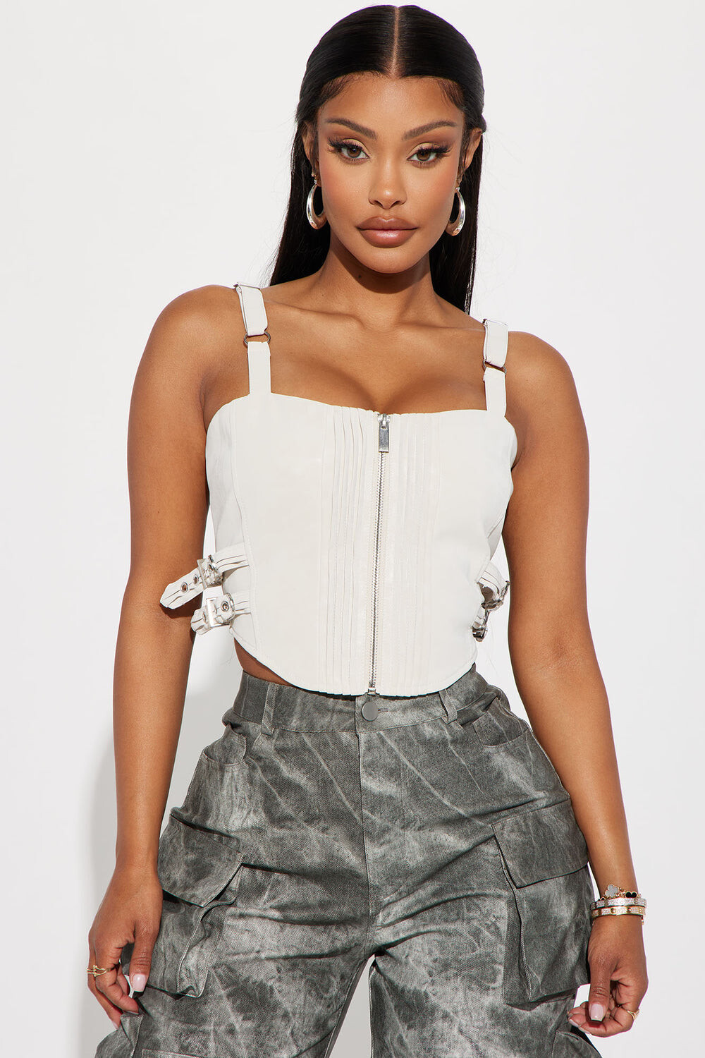 

Топ Fashion Nova IT10690, песочный