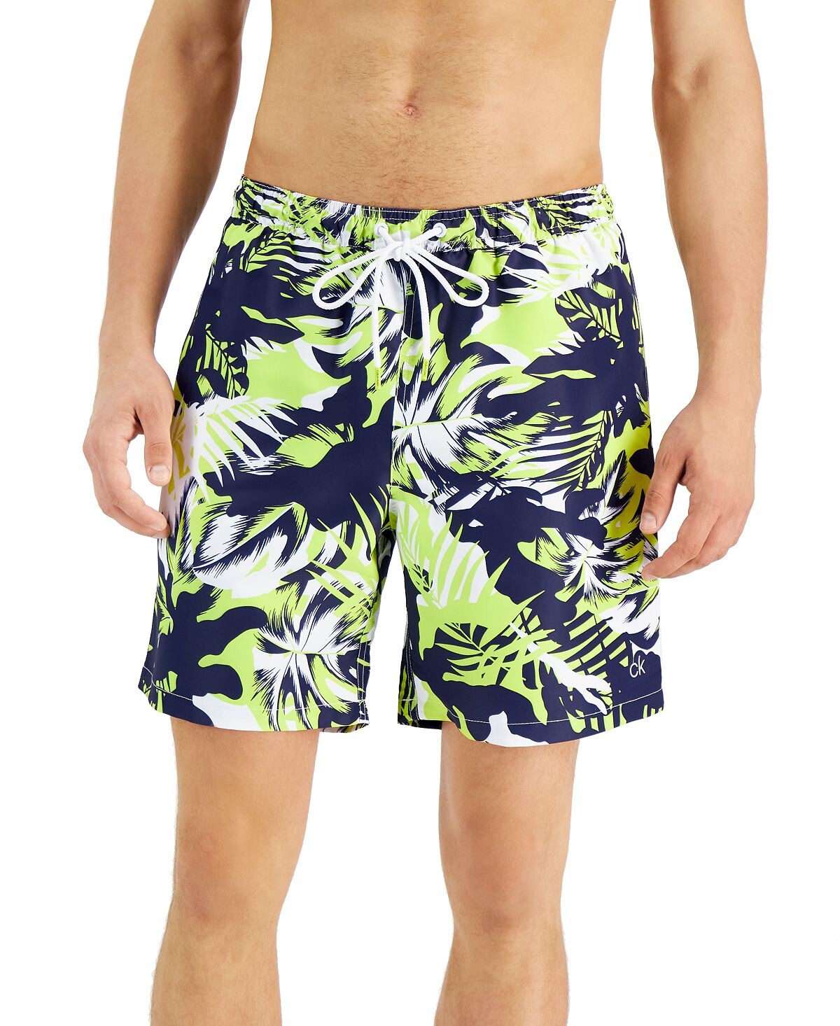 

Мужские быстросохнущие плавки с камуфляжным принтом upf 50+ island Calvin Klein