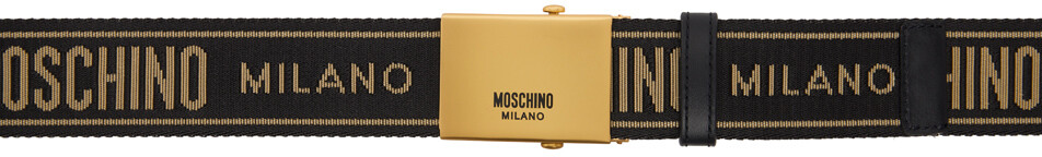 

Фантазийный пояс с черной лентой Moschino
