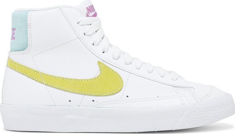 

Кроссовки Nike Blazer Mid '77 GS 'White Light Zitron', белый