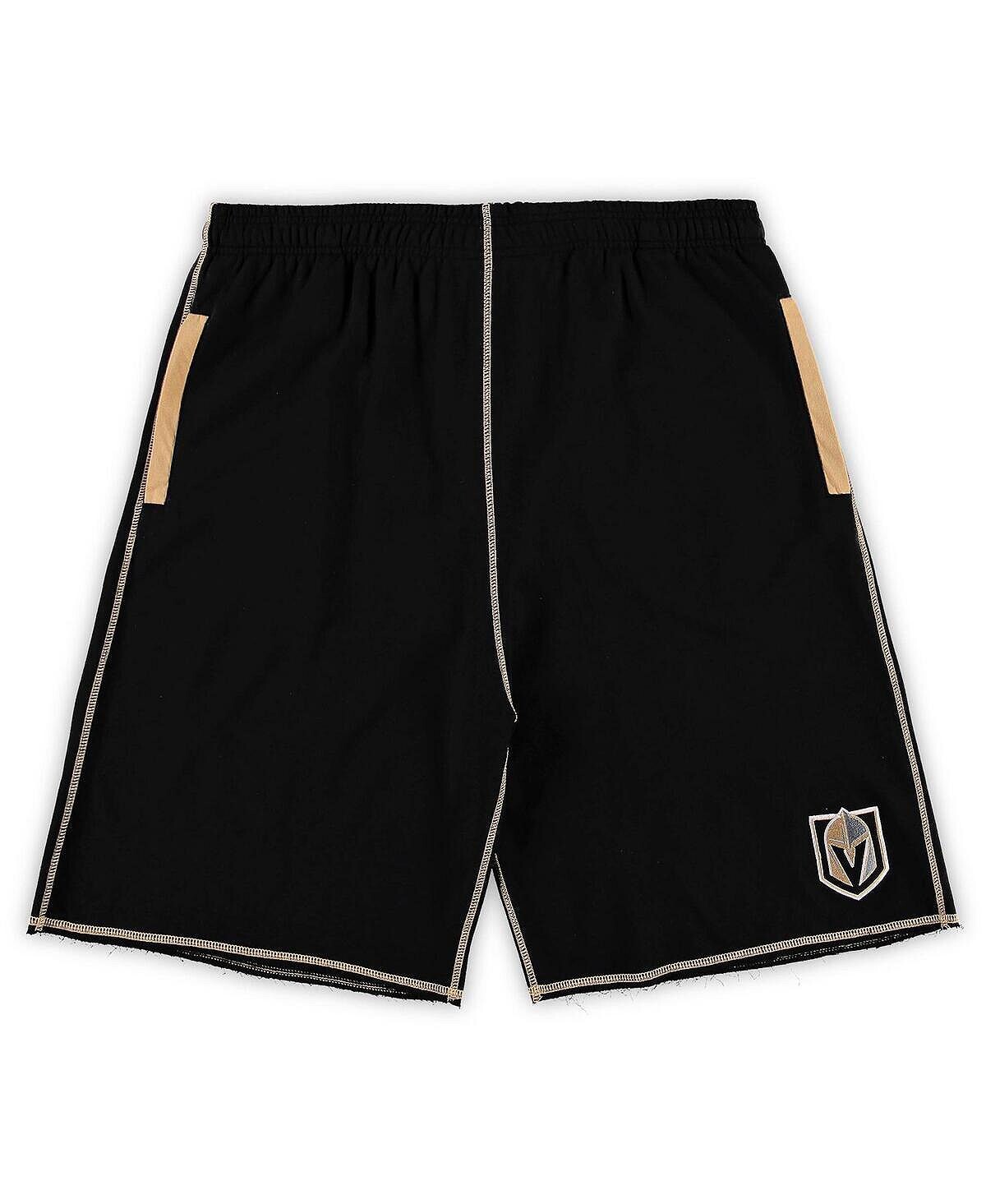 

Мужские черные шорты vegas golden knights big and tall french terry shorts Profile, черный