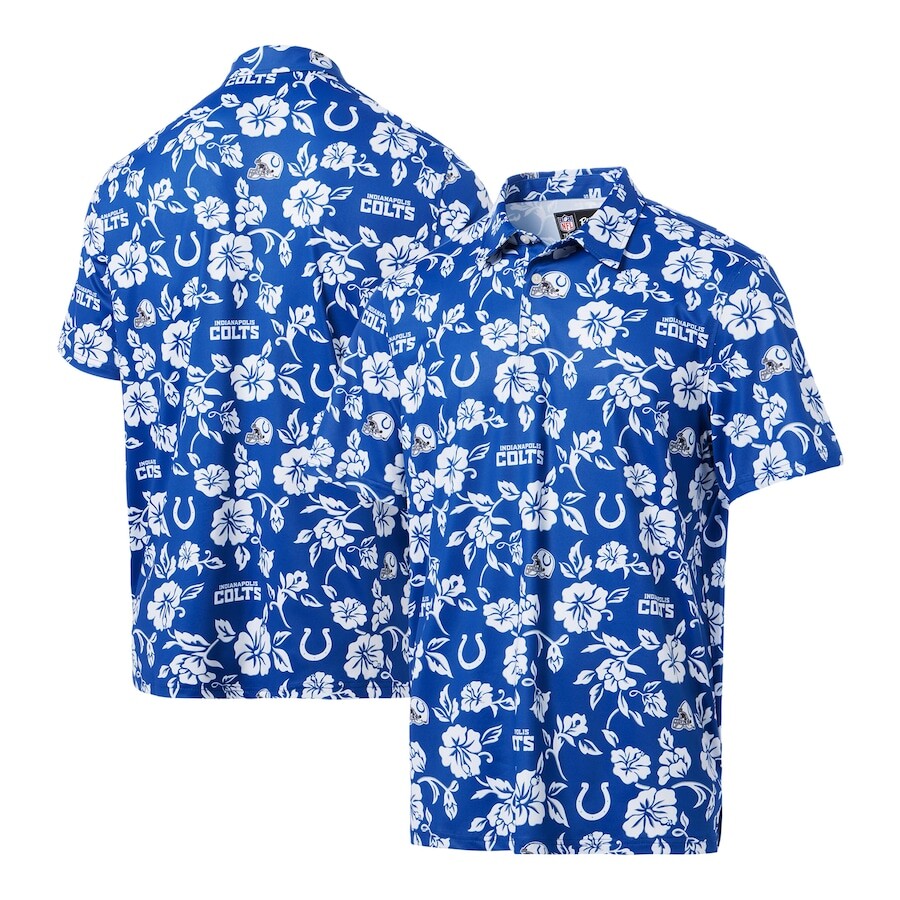 

Поло с коротким рукавом Reyn Spooner Indianapolis Colts, роял
