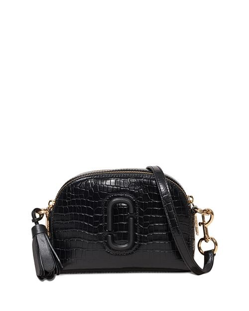 

Кожаная сумка через плечо с тиснением Shutter MARC JACOBS, цвет Black