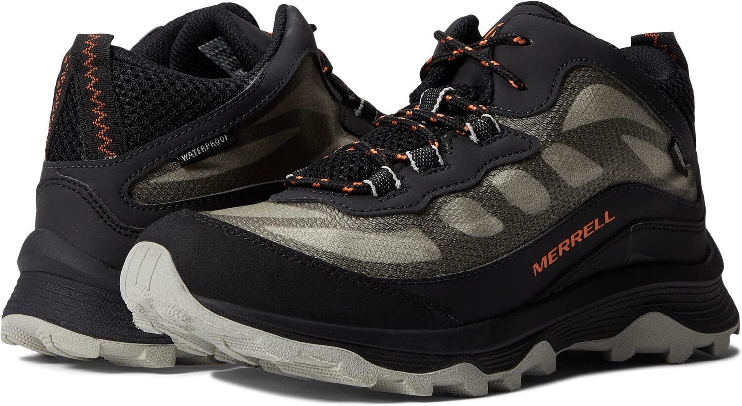 

Походная обувь водонепроницаемая Moab Speed Mid Waterproof Merrell, черный