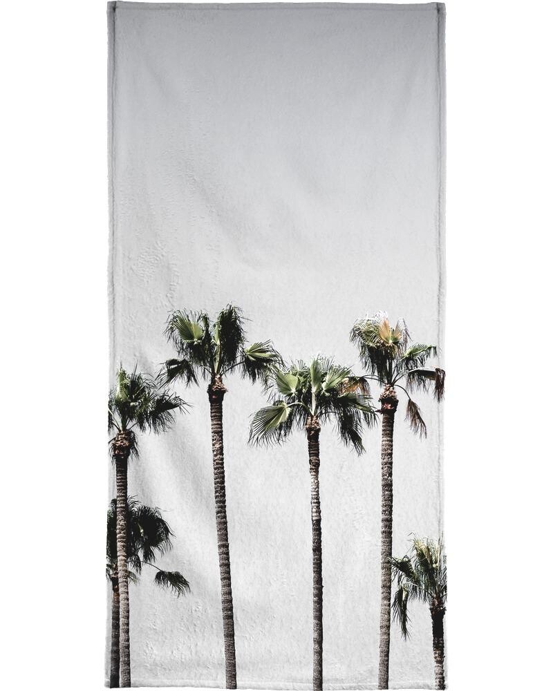 

Полотенце для ванной Juniqe Palm Trees 5, синий
