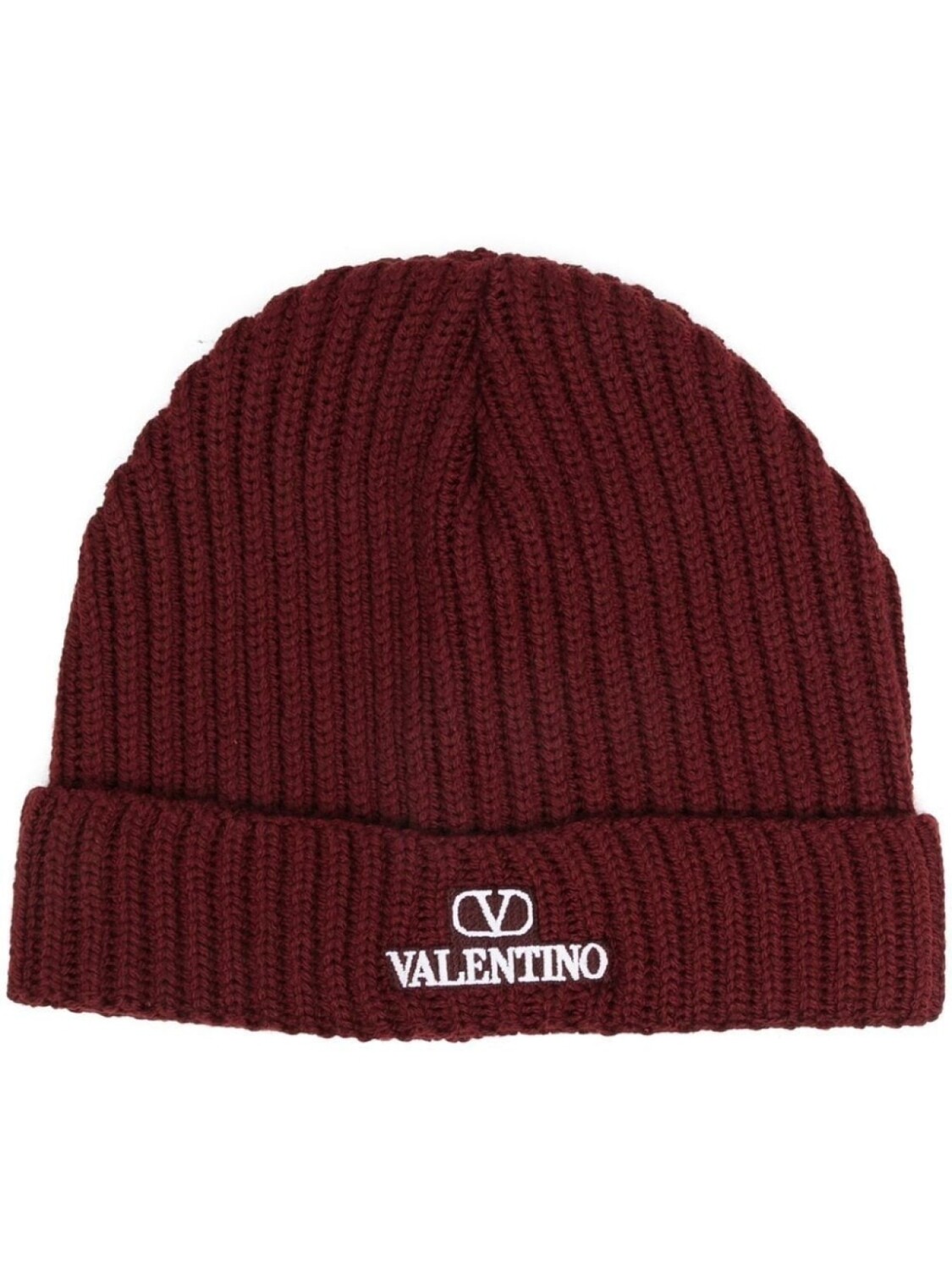 

Valentino Garavani шапка бини с вышитым логотипом VLogo Signature, красный