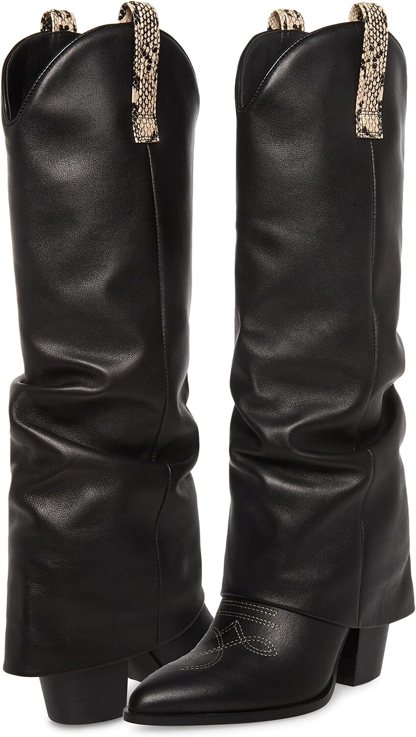 

Сапоги Lassy Boot Steve Madden, черная кожа