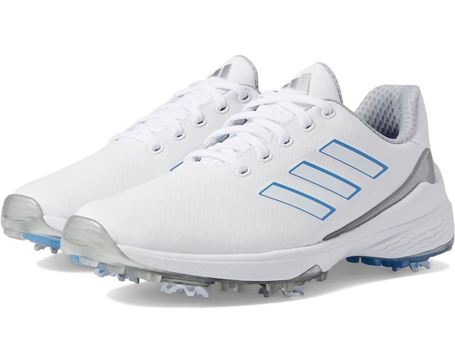 Кроссовки Adidas ZG23 Lightstrike Golf Shoes, цвет Footwear White/Blue Fusion Metallic/Silver Metallic