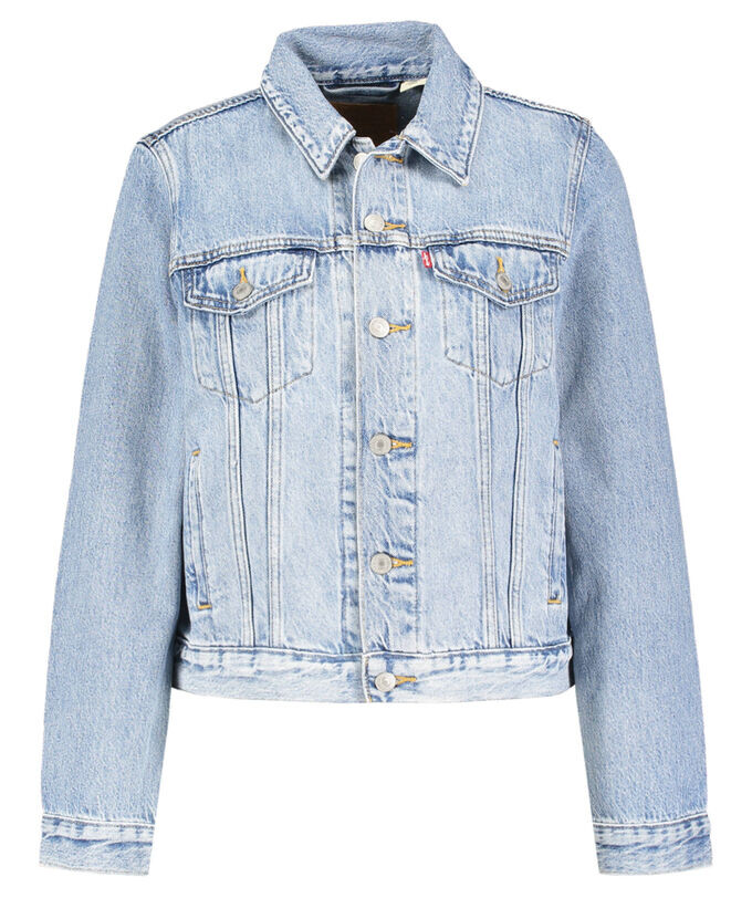 

Джинсовая куртка "Оригинальный дальнобойщик все мое" Levi'S, синий