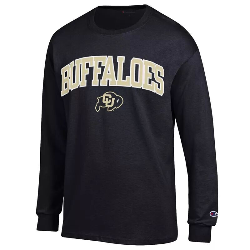

Мужская черная футболка с длинными рукавами Champion Colorado Buffaloes