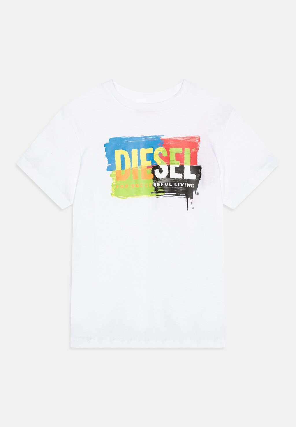 

Футболка с принтом Tkand Unisex Diesel, белый