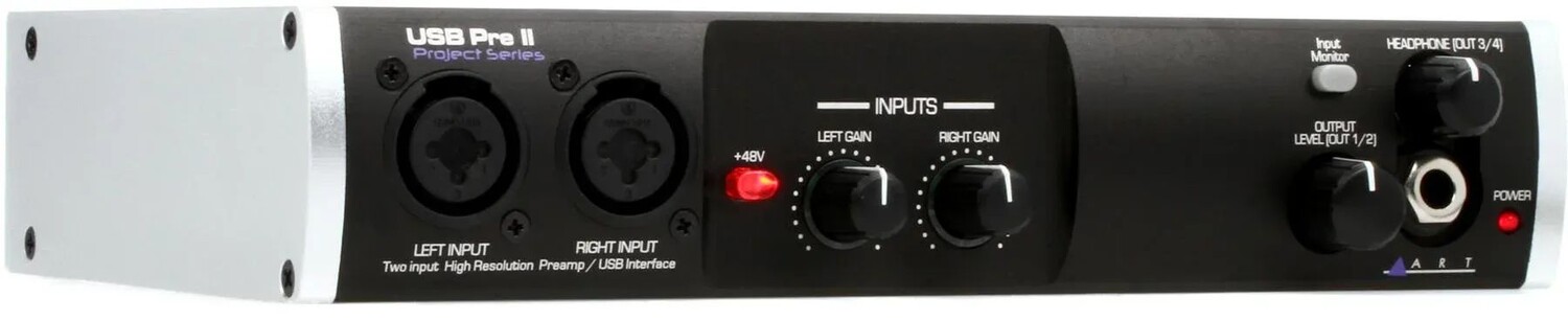 

Аудиоинтерфейс USB ART USB II 2x4