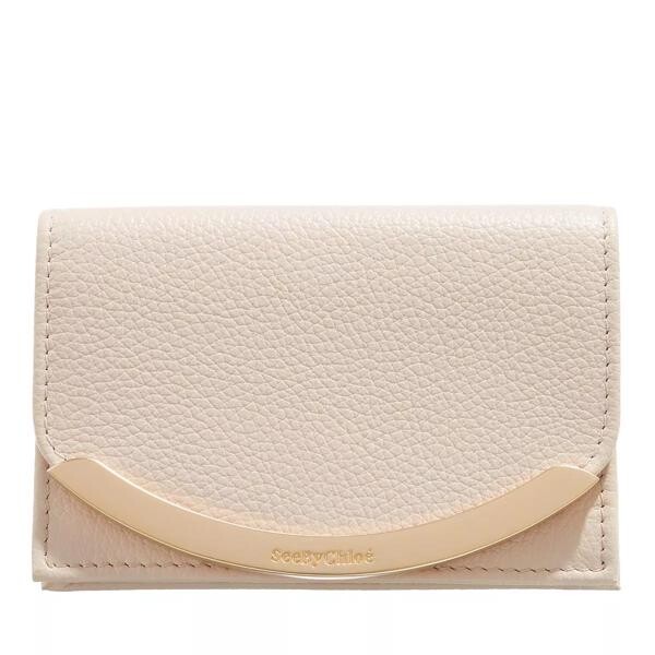 

Кошелек lizzie card holder cement See By Chloé, бежевый