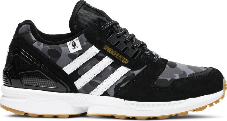 Кроссовки Adidas BAPE x Undefeated x ZX 8000 'A-ZX Series - Black Camo', черный