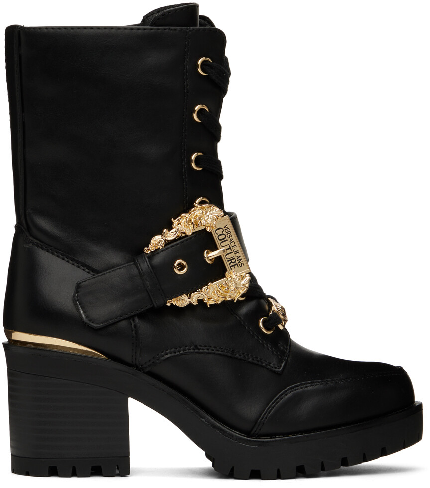 

Черные ботинки Mia Baroque Versace Jeans Couture, Черный