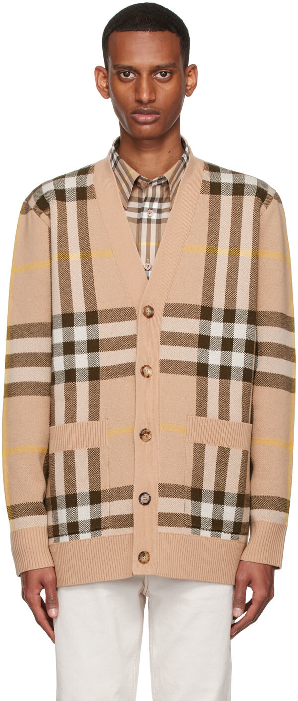 

Бежевый кардиган Wilmore Burberry