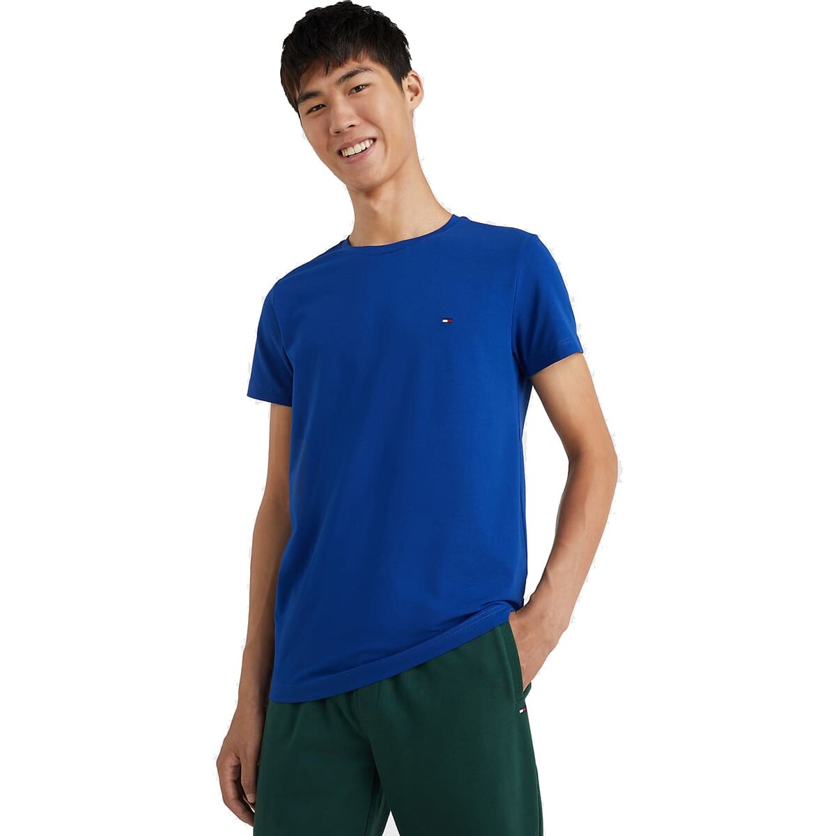 

Футболка Tommy Hilfiger Slim Fit, синий