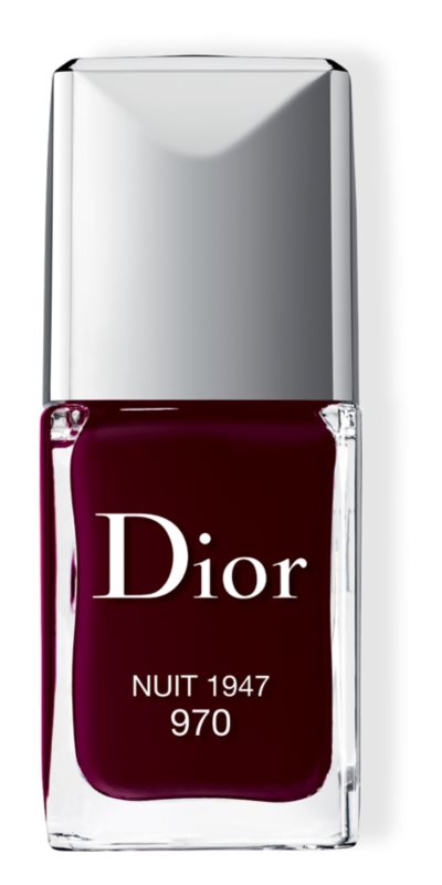 Лак для ногтей DIOR Rouge Dior Vernis, оттенок 970 Nuit 1947 10 мл лак dior лак для ногтей с эффектом гелевого покрытия rouge dior vernis the atelier of dreams
