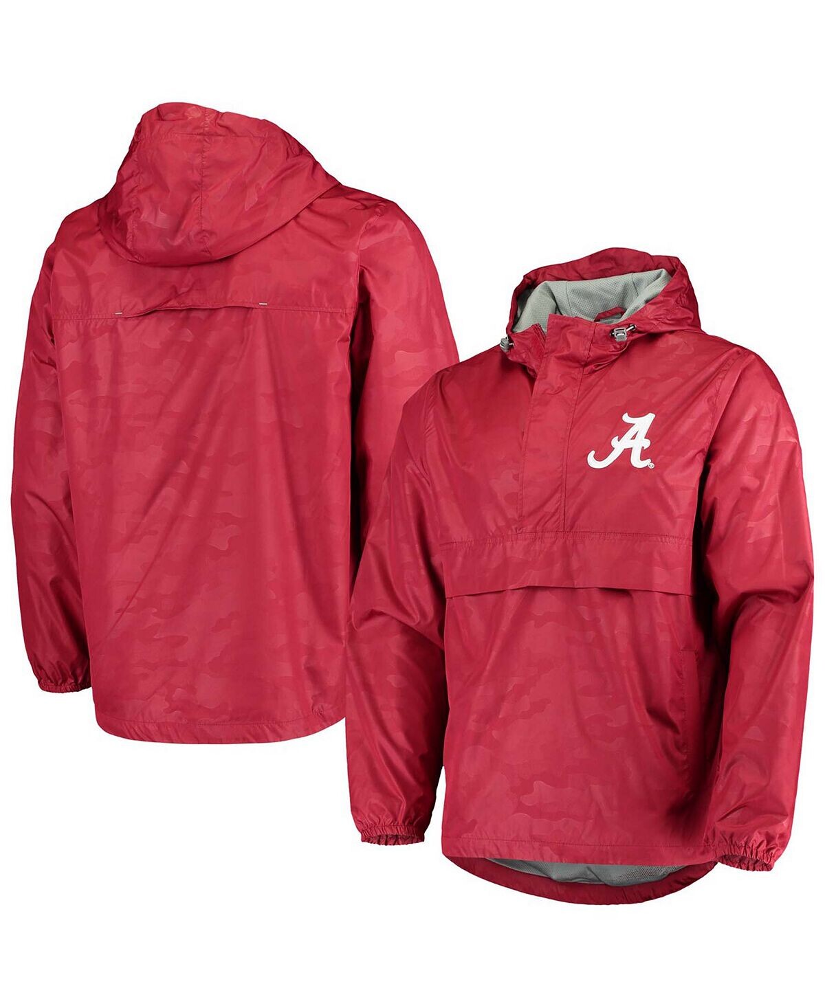 

Мужская куртка crimson alabama crimson tide с капюшоном с высокой ударопрочностью и молнией до половины G-III Sports by Carl Banks
