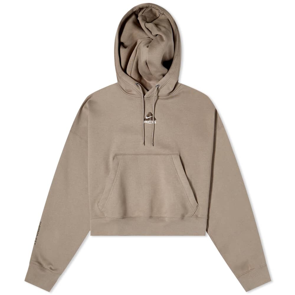 

Толстовка укороченная Nike ACG Fleece, серый
