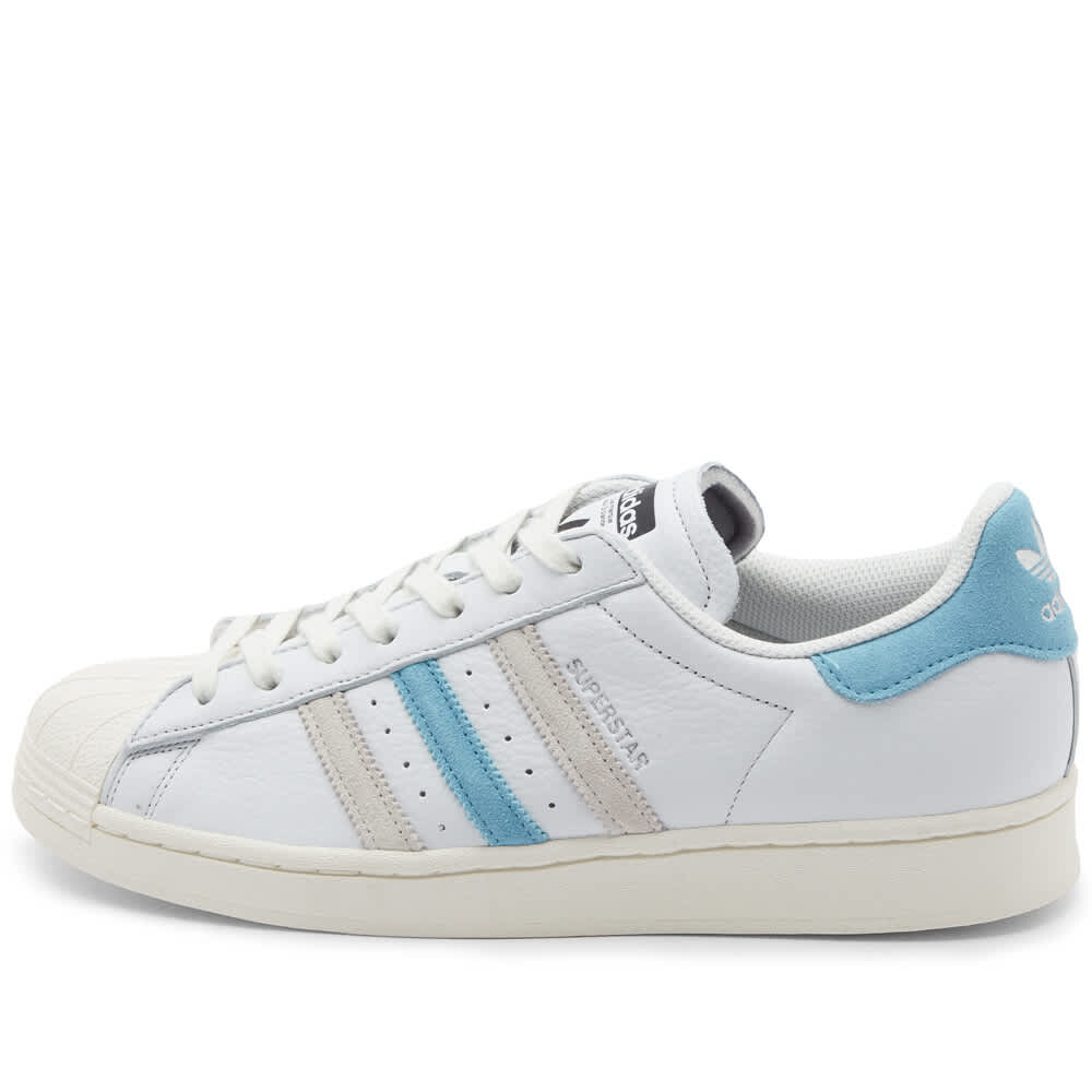 

Кроссовки Adidas Superstar, белый/голубой