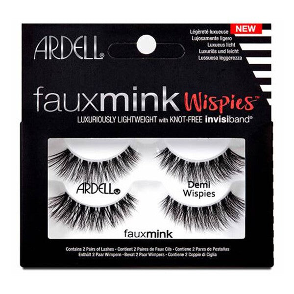

Ardell Искусственная норка Demi Wispies 2 пары накладных ресниц черного цвета