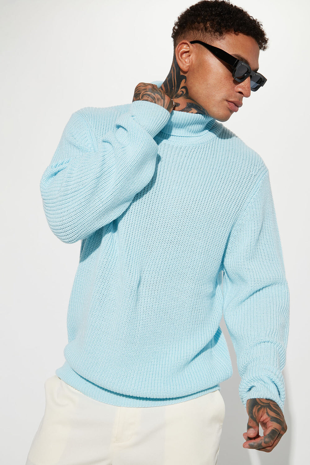 

Свитер Fashion Nova FNMH1026, синий