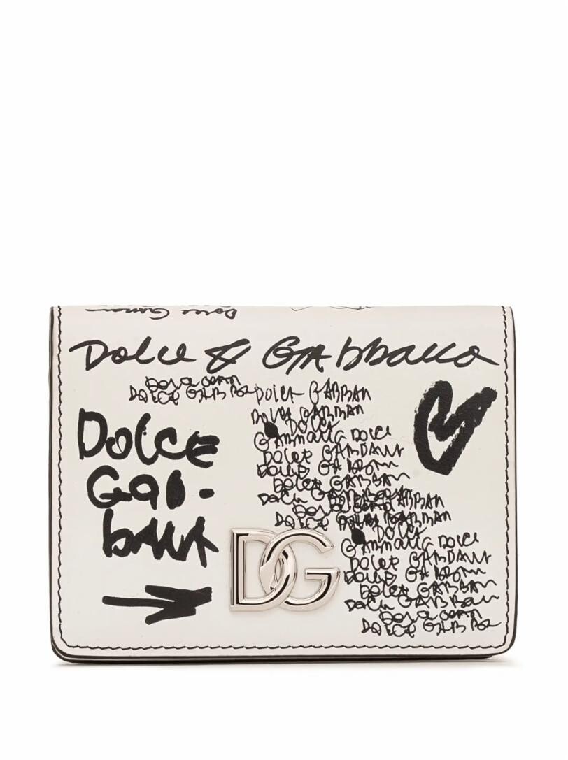

Кожаное портмоне с логотипом Dolce&Gabbana