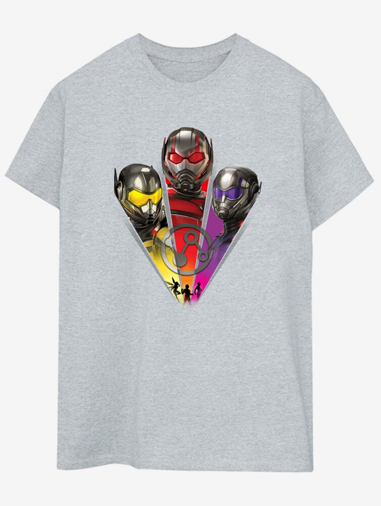 

Серая футболка для взрослых NW2 Ant-Man And & Wasp: Quantumania Cutouts George., серый