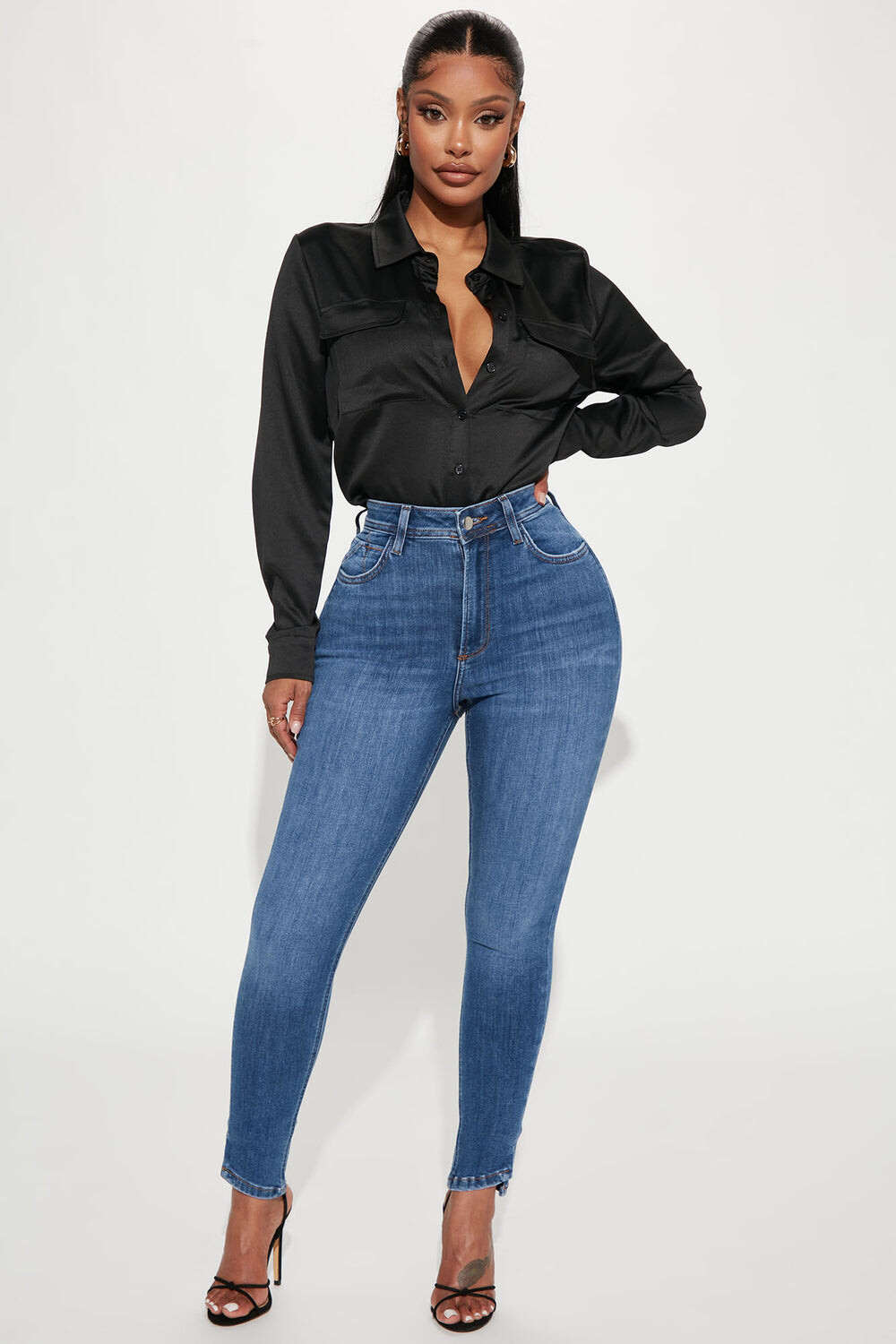 

Джинсы скинни Fashion Nova 309891RD25395, синий