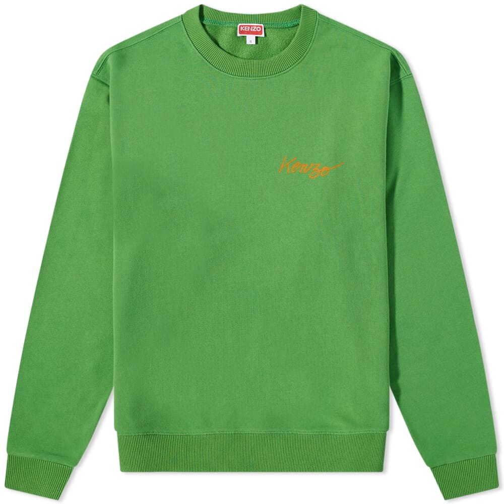 

Толстовка Kenzo Flower Back Print Crew Sweat, Зеленый